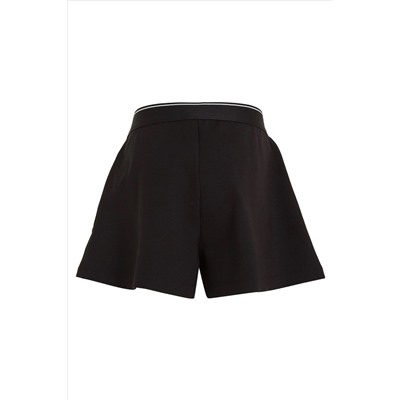 Calvin Klein Slogan Tape Black Skort