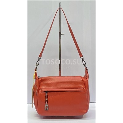 3006 orange сумка Wifeore натуральная кожа 20х25х10