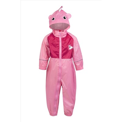 Regatta Pink Charco Waterproof Puddlesuit