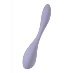 Сиреневый гибкий вибратор Satisfyer G-Spot Flex 5+ - 19,6 см.