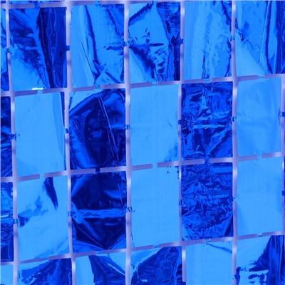 Праздничный занавес, 100 × 200 см, цвет синий