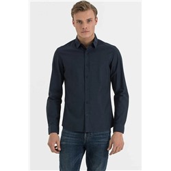Мужская рубашка с рукавами Vice U. Темно-синяя 191 LCM 241012