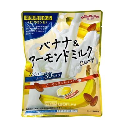 Карамель со вкусом банана и миндального молока Senjaku, Япония, 70 г Акция