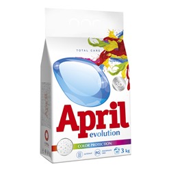 April Стиральный порошок Evolution color protection Автомат 3кг