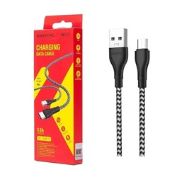 Кабель USB - Micro BOROFONE BX39 (черный) 1м