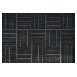 Коврик придверный SunStep Паркет, резиновый, 40 x 60 см, черный