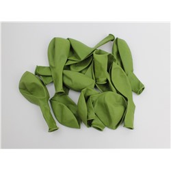 Воздушные шары для праздника №12 уп 100 шт матовые зеленые