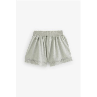 Multi Neutrals Broderie Shorts 3 Pack (3-16yrs)