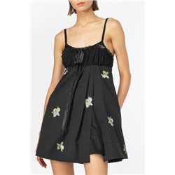 Vestido corto - Negro