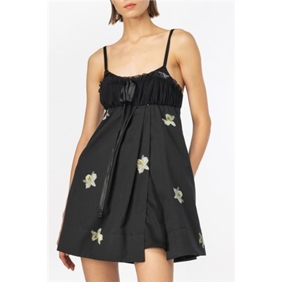 Vestido corto - Negro