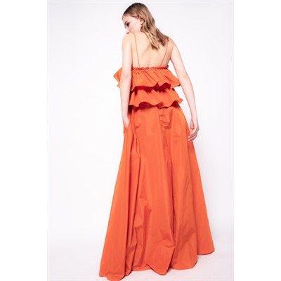 Vestido largo - Naranja