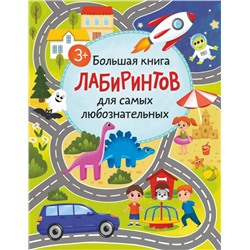 Большая книга лабиринтов для самых любознательных (3+)