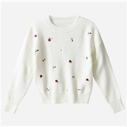 AEROPOSTAL*E 👍 качественный бренд одежды, который идёт на экспорт в Европу и 🇺🇸 .. распродажа остатков с фабрики🛍  милый свитер с красивыми вышитыми цветочками..