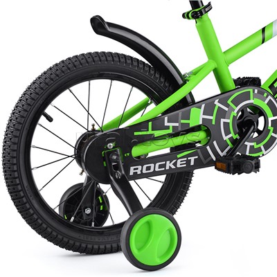 Велосипед 16" Rocket 100, цвет зеленый