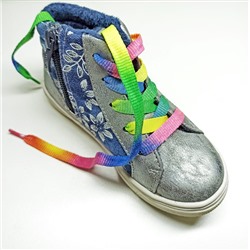 М+Д ботинки цветные шнурки