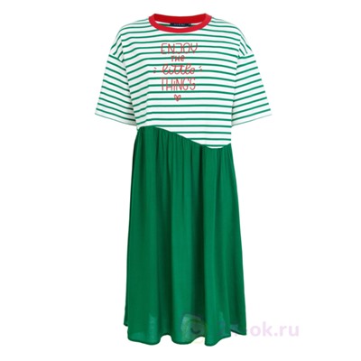 3667 - Платье в зеленую полоску арт.3667 AVERI