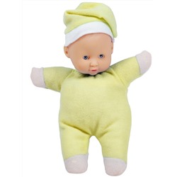 **KING TIME Кукла-младенец  "Мой пупсик" (15 см, мягк. тело, желтый)