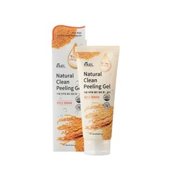 EKEL Natural Clean peeling gel Rice Bran Пилинг-скатка экстрактом коричневого риса 180мл