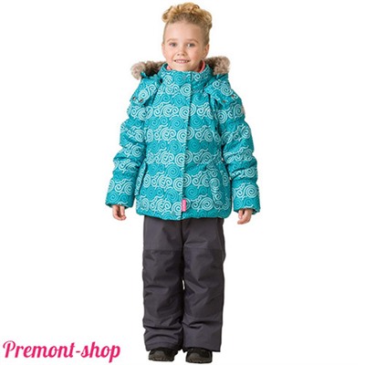 ПРИСТРОЙ (в наличии)  PREMONT Зимний комплект (куртка+брюки) для девочки, размер 128