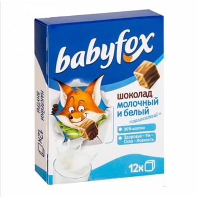 BABYFOX Бебифокс батончик Молочный шоколад 02.08.