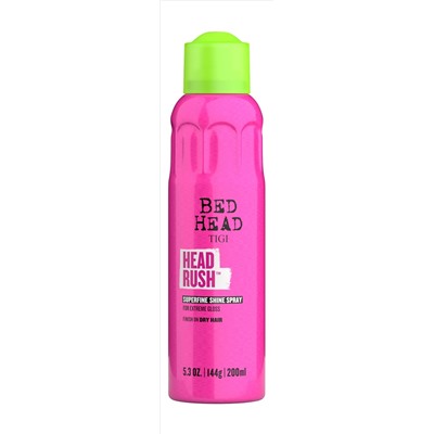 Tigi bed head head rush спрей для придания блеска волосам 200 мл