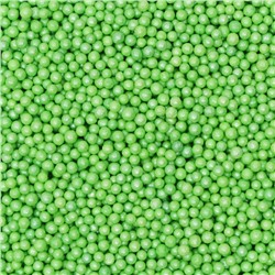 Кондитерская посыпка шарики перламутровые 2 мм, зелёный микс, 50 г