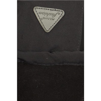 181111 Варежки-краги с утеплителем арт. VA-107 цв. графит
