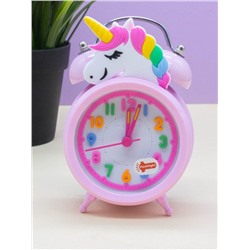 Часы-будильник «Cute unicorn», pink