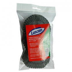 Губки для посуды Luscan металлические 3шт 978722
