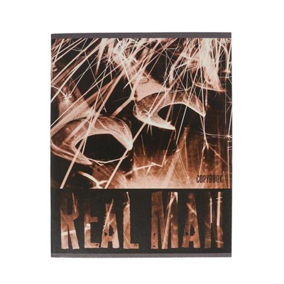 Тетрадь 48 листов в клетку Calligrata Real Man, обложка мелованный картон, блок офсет, МИКС
