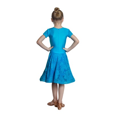 Платье рейтинговое голубое