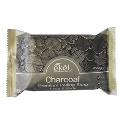 Ekel Мыло косметическое с экстрактом древесного угля / Peeling Soap Charcoal, 150 г