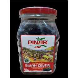 Маслины "Pinar" 1 кг Elit Dogal Yagli с косточкой в масле (пластик) 1/6