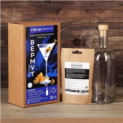 Набор для приготовления алкоголя «Бьянко Вермут»: набор трав и специй 20 г., бутылка 500 мл., инструкция