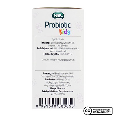 Nbl Probiotic Kids 30 жевательных таблеток