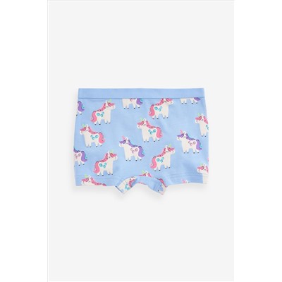 Bright Unicorn Shorts 5 Pack (2-16yrs)