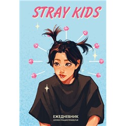 Stray Kids. Феликс. Ежедневник недатированный (А5, 72 л., цветной блок)