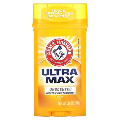 Arm & Hammer, UltraMax, твердый дезодорант-антиперспирант для мужчин, свежий аромат