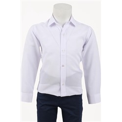 Белая рубашка с длинным рукавом для мальчика mnvs3999