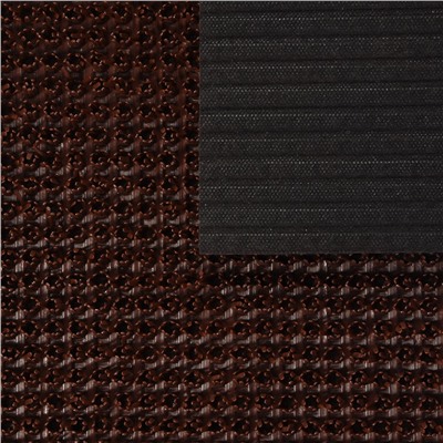 Коврик противоскользящий Vortex Травка 45х60 см темно-коричневый 24101