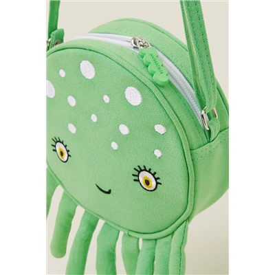 Accessorize Girls Green Octopus Bag