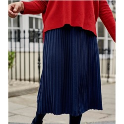 Плиссированная юбка Цвет Тёмно-синий, Размер XL