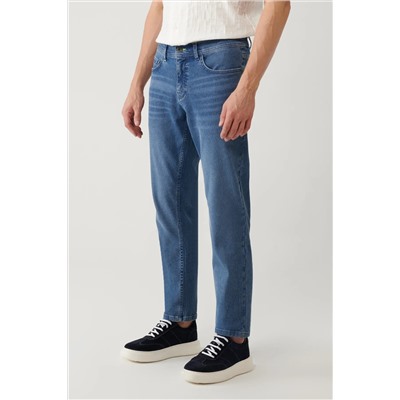 Мужские джинсовые брюки цвета индиго, винтажные вельветовые брюки узкого кроя A41y3508