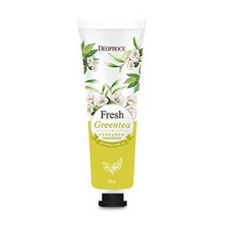 Парфюмированный крем для рук Deoproce с экстрактом зеленого чая - Perfumed Hand Cream Fresh Greentea