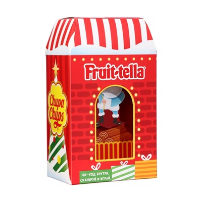 Новогодний сладкий подарок Chupa Chups, Fruittella и Meller, детские конфеты, 274 г