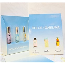 Подарочный парфюмерный набор Дольче Габбана 3x20 ml ОАЭ