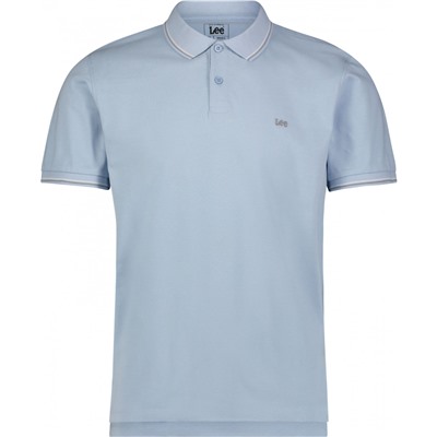 Рубашка поло мужская PIQUE POLO HEATHER BLUE SKY