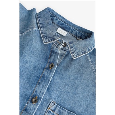 Blue Denim Shirt Dress (3-16yrs)