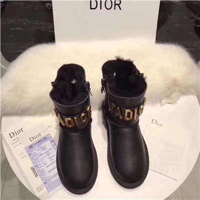 Ботинки Dior кожа