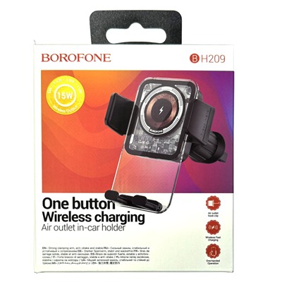 Автомобильный держатель для телефона BOROFONE BH209 Wireless